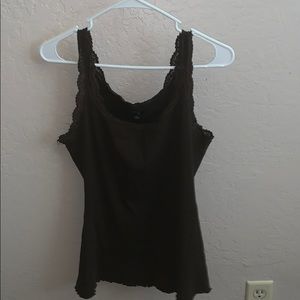 Brown tank top